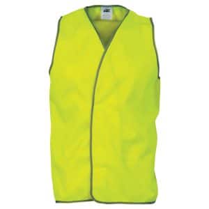 Dnc Daytime Hivis Safety Vest - Yellow