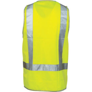 DNC Day/Night Safety Vest with H-pattern - Yellow