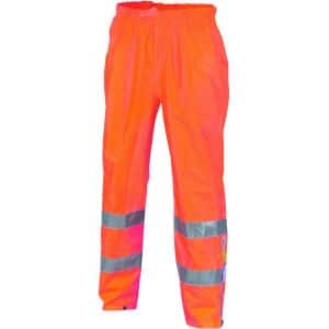 DNC HiVis D/N Breathable Taped Rain Pants - Orange