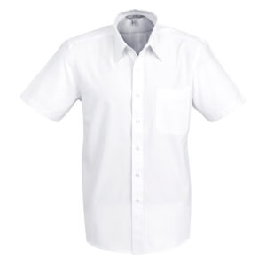 Mens Ambassador Short Sleeve Shirt - White