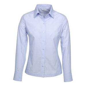 Ladies Ambassador Long Sleeve Shirt - Blue