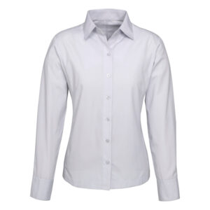 Ladies Ambassador Long Sleeve Shirt - Silver Grey
