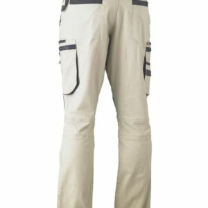 Bisley FLX & MOVE™ Zip Cargo Pants - Stone