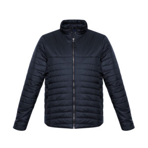 Biz Collection Mens Expedition Quilted Jacket - Navy