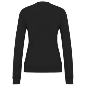 Ladies V-Neck Pullover - Black