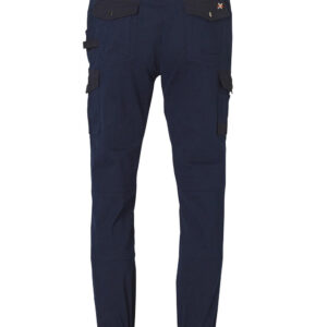 AIW Mens Cargo Work Stretch Pants - Navy