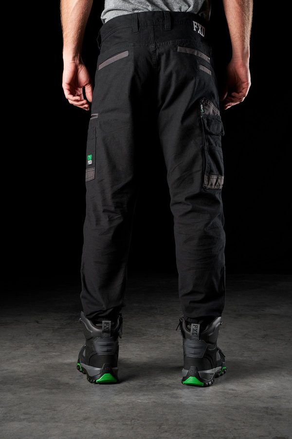 FXD WP4 Stretch Cuffed Work Pants  Black  Buy Online