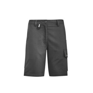 Syzmik Zs704 Womens Rugged Cooling Vented Short Charcoal