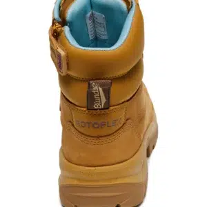 Womens Rotoflex 8860 High Zip Side Safety Boot - Wheat