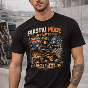 Piastri Mode Activated F1 Style T-Shirt