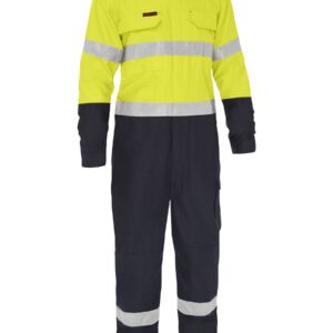 Apex 185/240 Taped Hi Vis FR Ripstop Vented Coverall